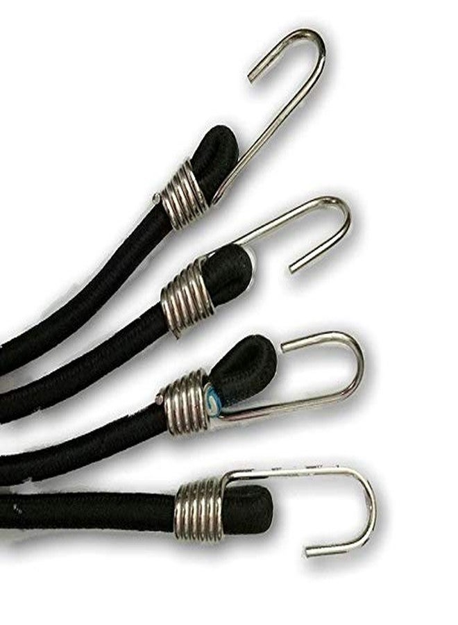 AUTOVEA Luggage Double Elastic Bike Scooty Rope Bungee Cord Utility Rope Compatible with Royal Enfield Classic Black - Image 1