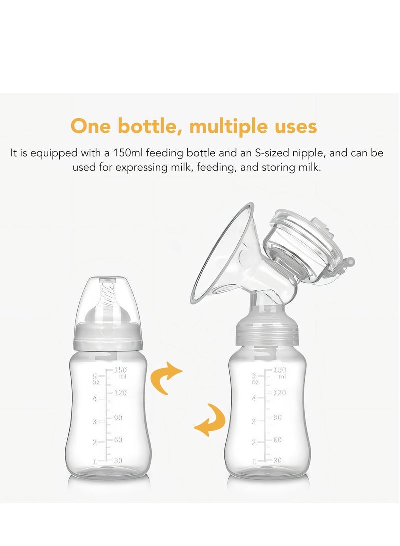 Birth مضخة الثدي الكهربائية الفردية Birth RH218؛ مضخة محمولة مع شفط هادئ، 2 وضعيات و 4 مستويات – قابلة للشحن عبر USB، شاشة LCD، خالية من BPA – تصميم مدمج وجميل للسفر أو الاستخدام المنزلي - Image 3