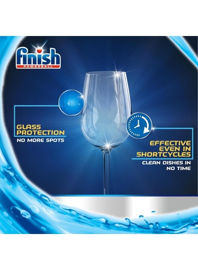 Finish All in One Max Dishwasher Gel 1L Dishwashing Detergent Liquid Fast Dissolving Formula Glass Protection - Image 2