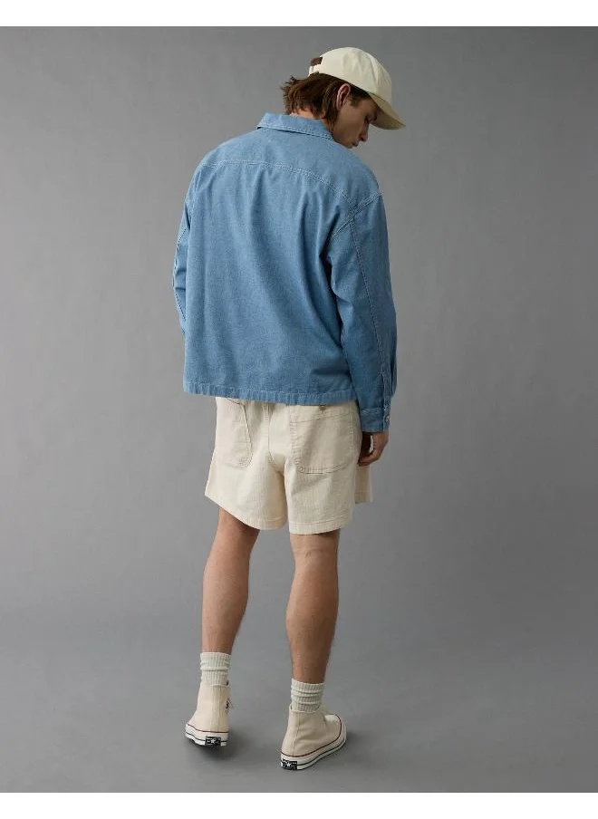 امريكان ايجل AE Herringbone Shirt Jacket
