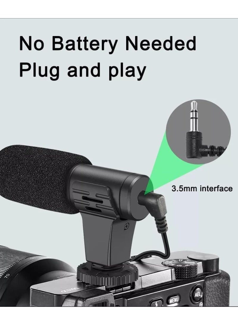 Mobile Video Vlogging Kit for Smartphones – Compatible with iPhone & Android – Includes 3.5mm Microphone, Tripod Stand, LED Light & Accessories  - Image 4