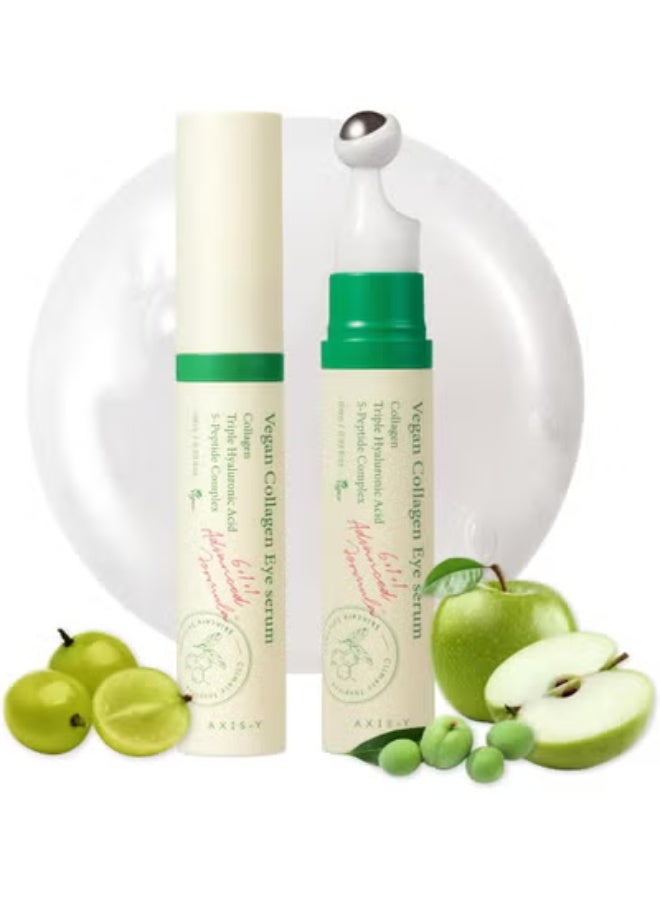 AXIS Y سيروم العين بالكولاجين النباتي 10 مل – تركيبة مرطبة ومضادة للشيخوخة للتورم، والهالات السوداء، والخطوط الدقيقة – كولاجين نباتي، مناسب لجميع أنواع البشرة - Image 1