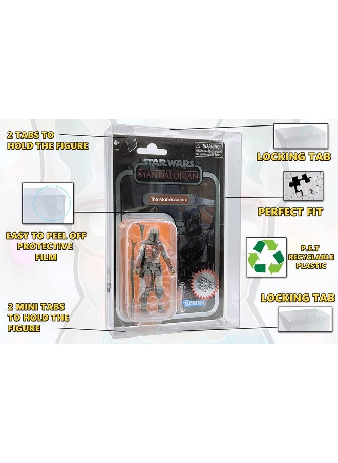 MALKO Protector Display Case For Carded 3.75 Inch Action Figures ; Compatible With: Marvel ; G.I Joe ; Reaction ; 0.5 Mm Thick ; 6 Pack  - Image 4