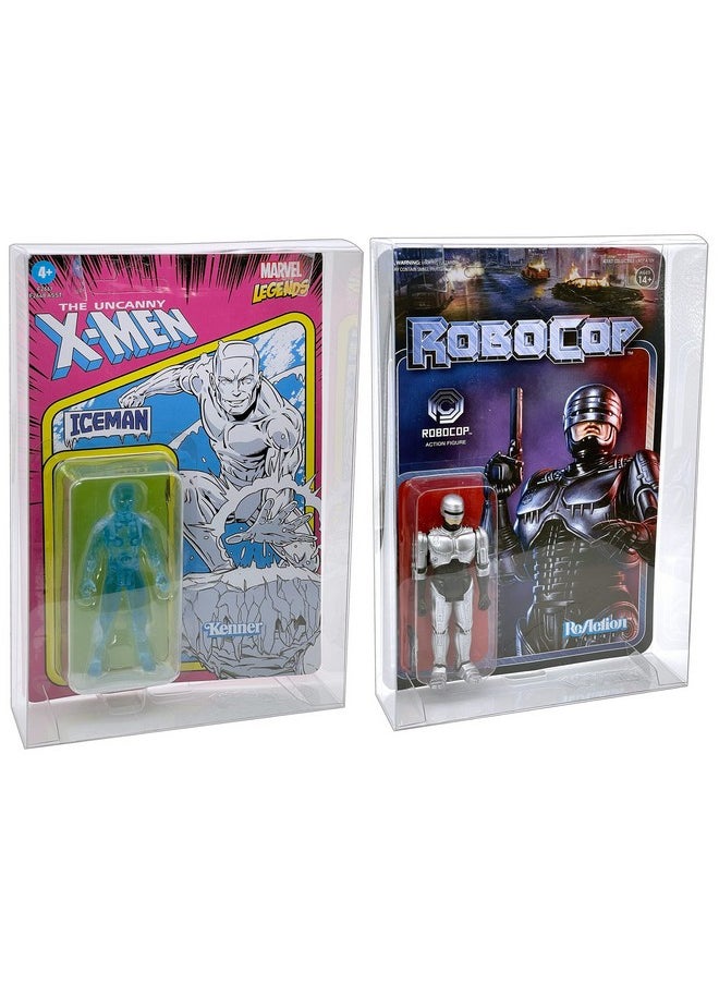 MALKO Protector Display Case For Carded 3.75 Inch Action Figures ; Compatible With: Marvel ; G.I Joe ; Reaction ; 0.5 Mm Thick ; 6 Pack  - Image 3