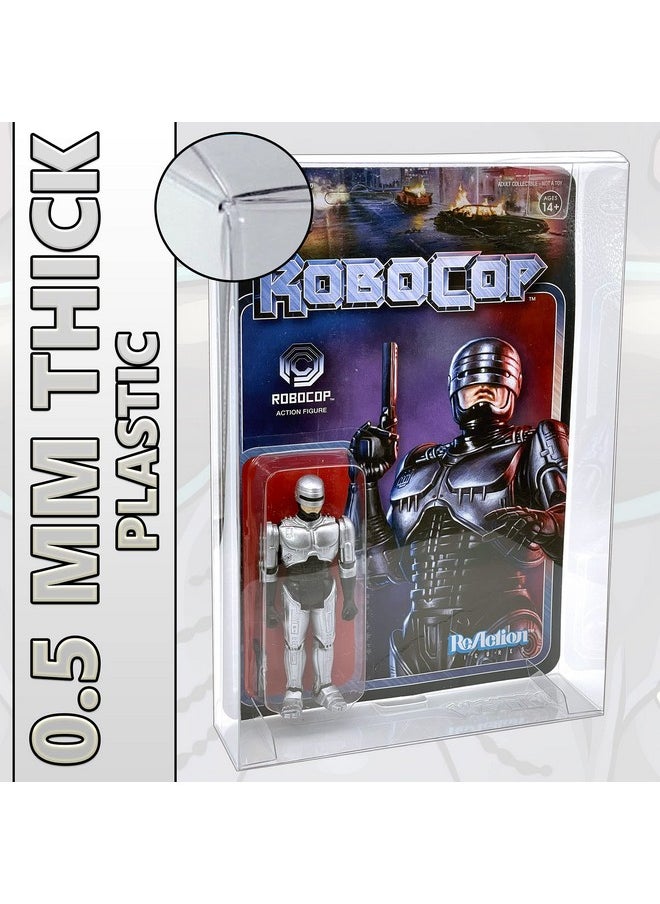 MALKO Protector Display Case For Carded 3.75 Inch Action Figures ; Compatible With: Marvel ; G.I Joe ; Reaction ; 0.5 Mm Thick ; 6 Pack  - Image 5