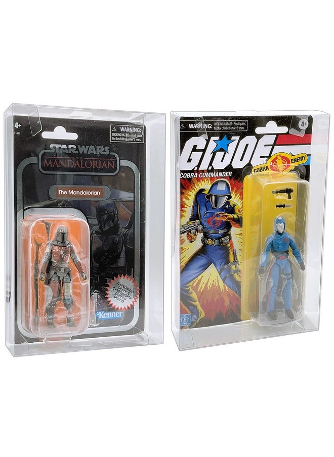 MALKO Protector Display Case For Carded 3.75 Inch Action Figures ; Compatible With: Marvel ; G.I Joe ; Reaction ; 0.5 Mm Thick ; 6 Pack  - Image 2