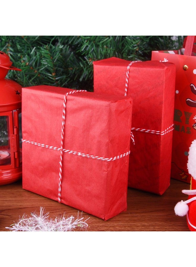 MIAHART 60 Sheets Christmas Tissue Paper 50 * 35cm Christmas Wrapping Paper for DIY and Craft Gift Bags Decorations (Red) - Image 5