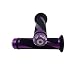 OKSTNO Universal Motorcycle Rubber Gel Handlebar Hand Grips for 78 Bar End Handle Bars Sports Bikes Purple - Image 2