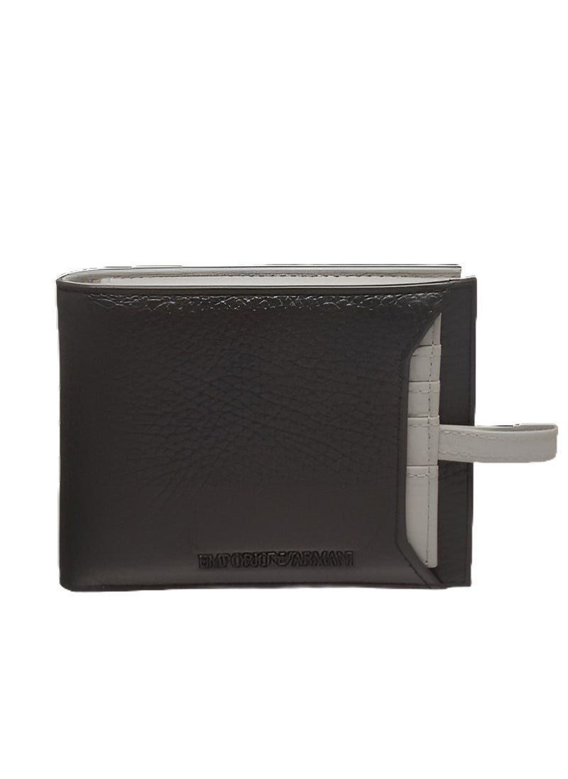EMPORIO ARMANI - Emporio Armani Premium Leather Wallet with Removable Card Holder - Image 1