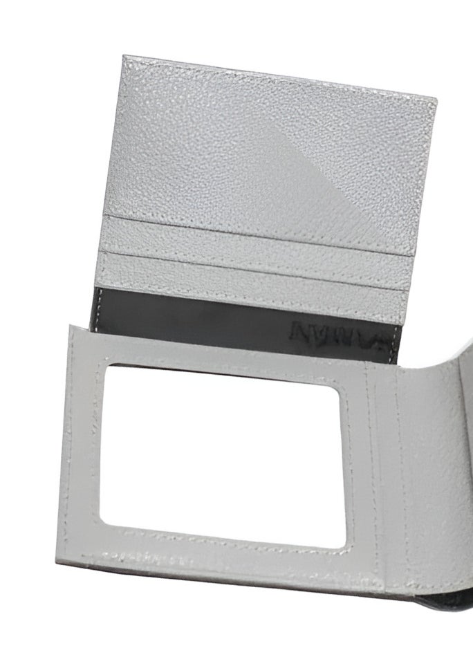 EMPORIO ARMANI - Emporio Armani Premium Leather Wallet with Removable Card Holder - Image 1