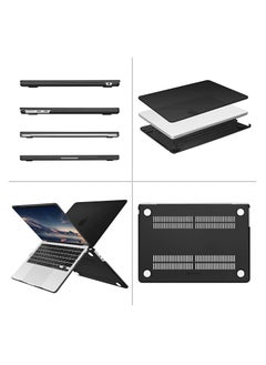 Generic MacBook Pro 16 inch Case 2021 2022 Release A2485 M1 Pro M1 Max Protective Plastic Hard Shell Cover Case Black  - Image 2