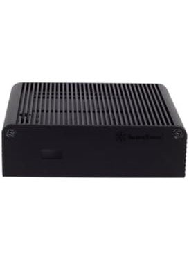 SilverStone Silverstone Tek Aluminum NUC Case with Top Cover HeatPipe and 2X HDMI Ports  Black PT14BH2  - Image 2