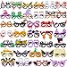 Max Fun 36Pcs Halloween Glasses Glitter Halloween Party Glasses Halloween Party Favors Eyeglasses for Kids and Adults Halloween Party Decorations - Image 3