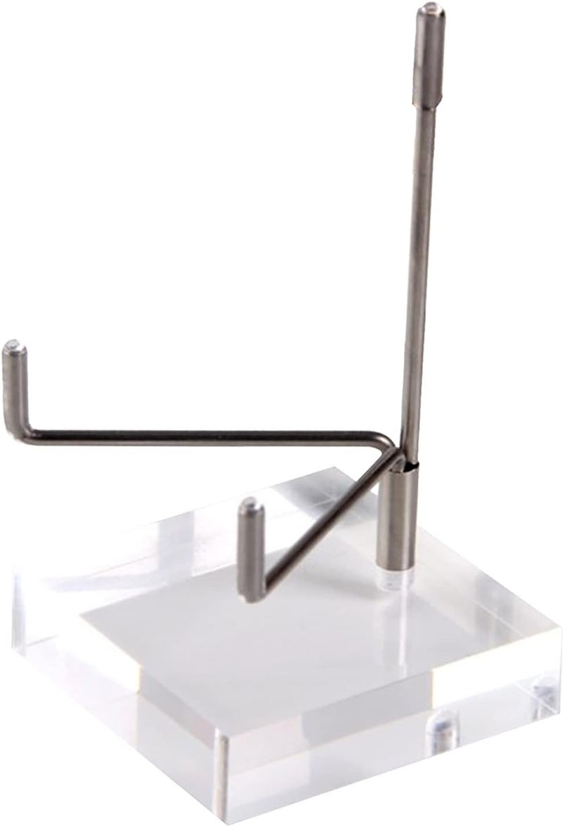 كلاراكو حامل عرض متين من الأكريليك، رف لعرض الأحافير والصخور والبلورات الجيودية القابلة للتحصيل، كبير الحجم - Image 1