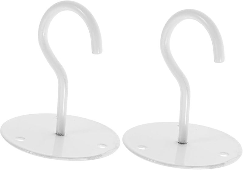 خطافات سقف معدنية ثقيلة 6 قطع لتعليق النباتات، أجراس الرياح، الفوانيس سهلة التركيب - Image 4