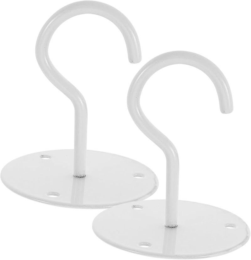 خطافات سقف معدنية ثقيلة 6 قطع لتعليق النباتات، أجراس الرياح، الفوانيس سهلة التركيب - Image 5