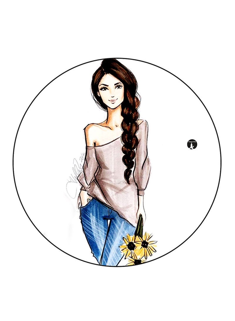 RKN A Girl Printed Fridge Magnet Multicolour - Image 2