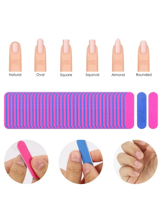 تيك بيوتي مجموعة فواصل أصابع القدم من 273 قطعة - أدوات حفلات سبا الأظافر، مبرد أظافر صغير، كتلة تلميع، أعواد أظافر برتقالية، أدوات باديكير خشبية، أدوات دفع بشرة الأظافر - Image 4