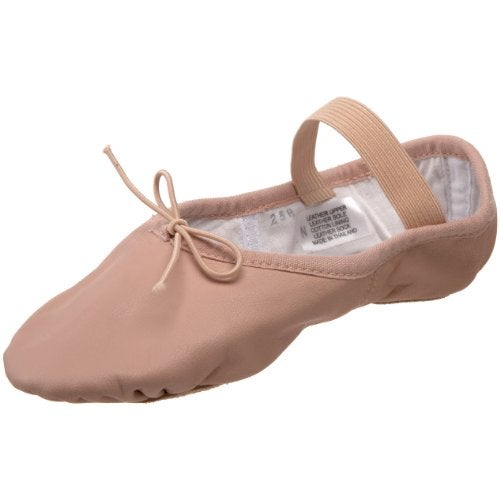 Bloch girls Bloch Girl's Dansoft Ii Leather Split Sole Ballet Shoe/Slipper dance shoes, Pink, 12.5 Wide Little Kid US - Image 4