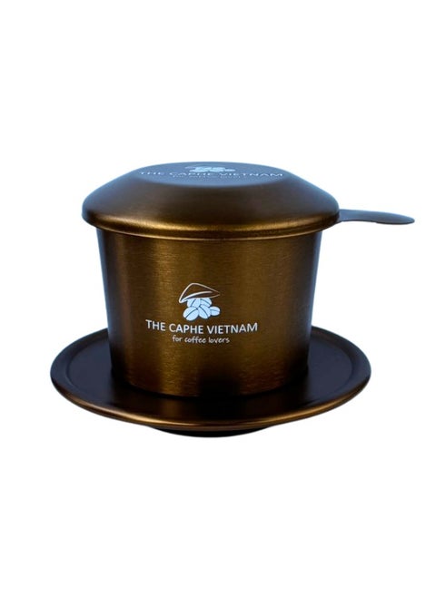 Coffee Phin Filter - Made with Aluminium |Rose Gold Vietnamese Phin Filter | Drip Coffee Maker | Reusable Filters | Reusable Filters