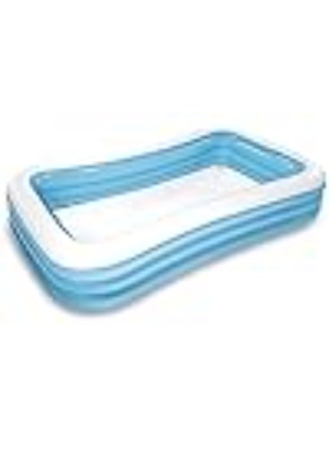 Intex SWIM CENTER™ Family Pool, Rectangular Inflatable Pool, Ages 6+, Model 58484 - Image 1