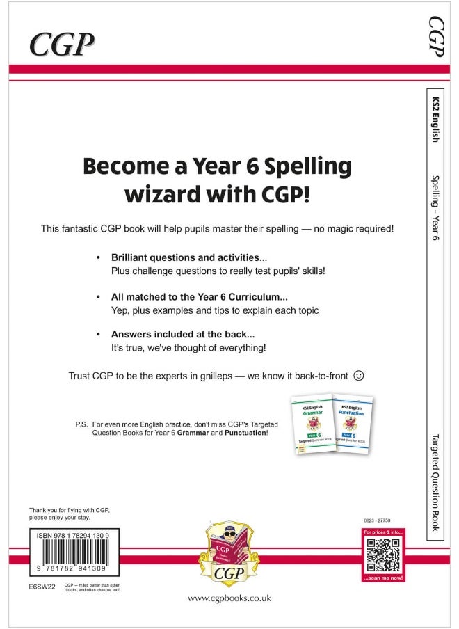 null - KS2 English Year 6 Spelling Targeted Question Book (with Answers) - Image 1
