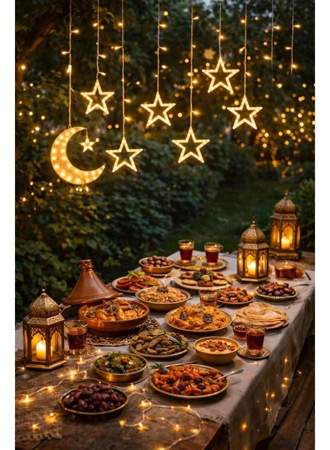 ستارة نجوم رمضان للزينة – 12 نجمة - Image 3