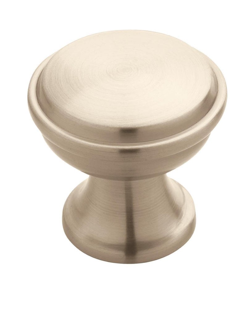 Amerock Cabinet Knob Satin Nickel 1316 inch 30 mm Diameter Westerly 1 Pack Drawer Knob Cabinet Hardware