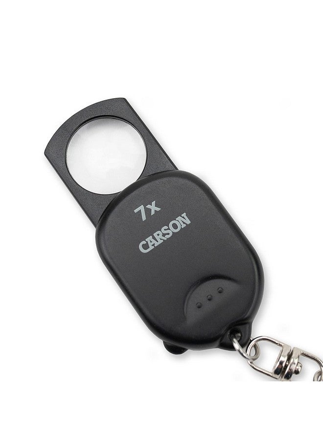 Carson Clip & View Pop-Up Retractable 7X Aspheric Keychain Magnifier (GN-70) - Image 3
