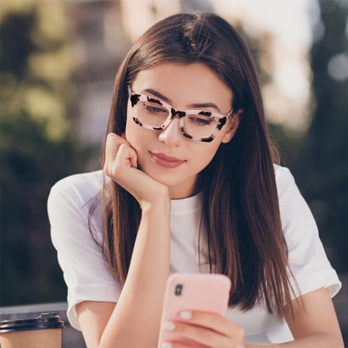 ZEHEXA Reading Glasses for Women Blue Light Blocking Glasses Filter UV Square Readers Glasses for Men and Women 5 Pack 3.0 - Image 3
