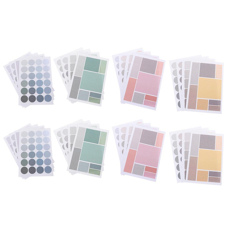Self Stick Index Markers 8 Sets Writable Page Tabs File Organization Note Highlighting Pink Yellow Green Purple - Image 2