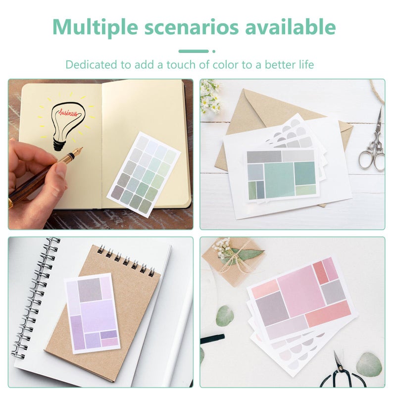 Self Stick Index Markers 8 Sets Writable Page Tabs File Organization Note Highlighting Pink Yellow Green Purple - Image 4
