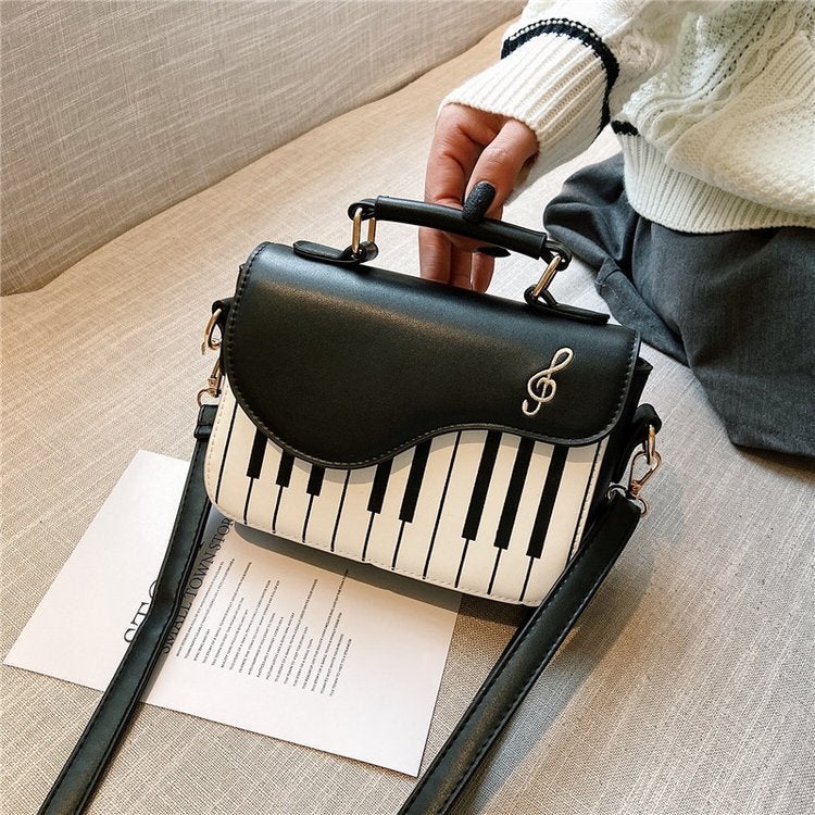 Handbags Underarm Solid Color Women'S Bag Instagram Style New Fashionable Small Square Bag Girl'S Piano Keys Underarm Bag - Image 4