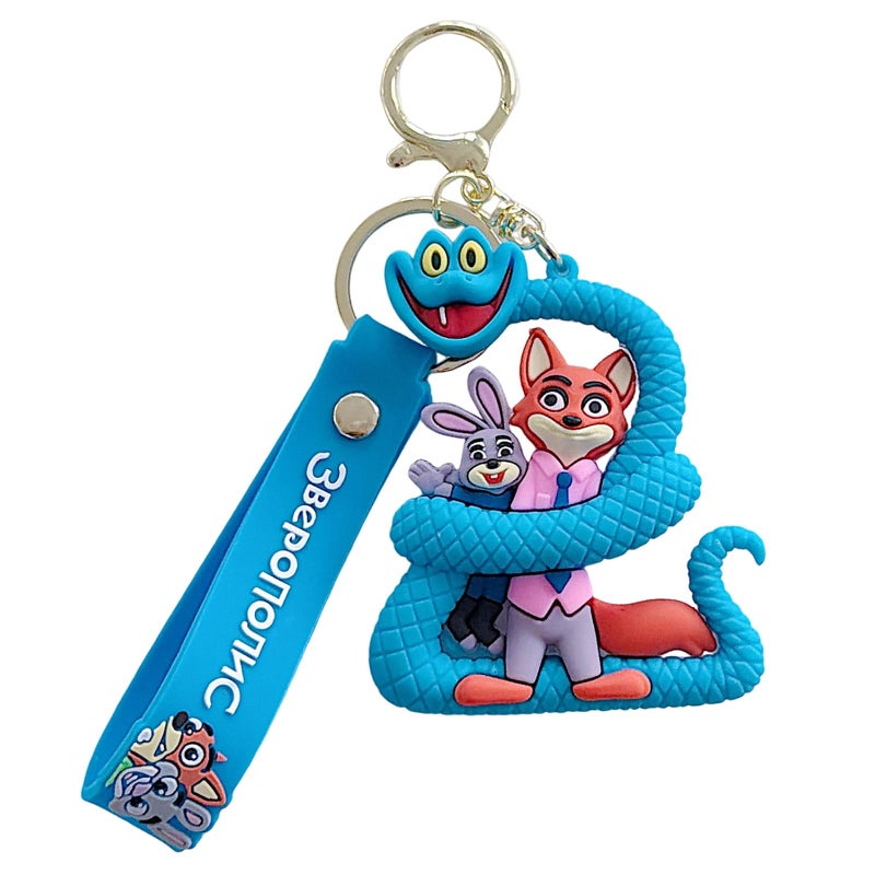 AHPAHP Cute Keychains for Boys, Cartoon Movie Theme Keychain, Backpack Key Key Chain Accessories Wristlet chain Car Charms - Image 1