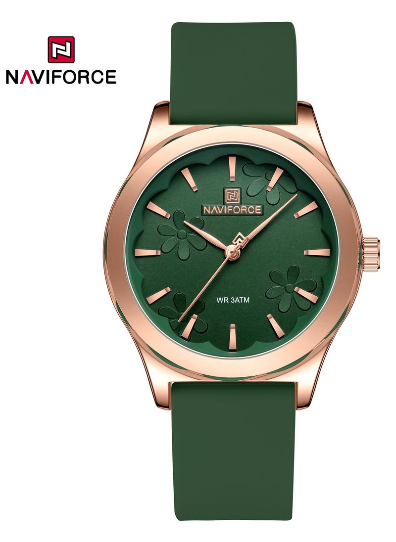NAVIFORCE - Elegant Analog Watch with Stylish Dial Design Durable Strap Water Resistant Timepiece for Everyday and Formal Wear - Image 1