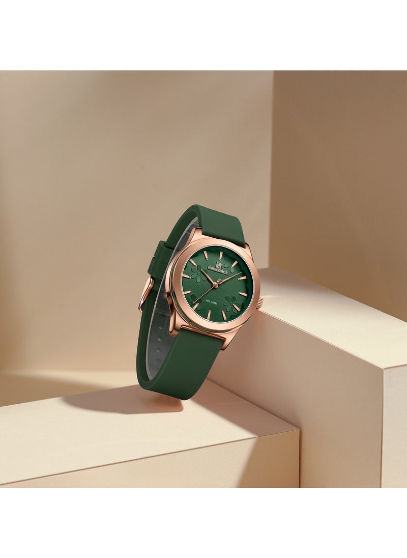 NAVIFORCE - Elegant Analog Watch with Stylish Dial Design Durable Strap Water Resistant Timepiece for Everyday and Formal Wear - Image 1