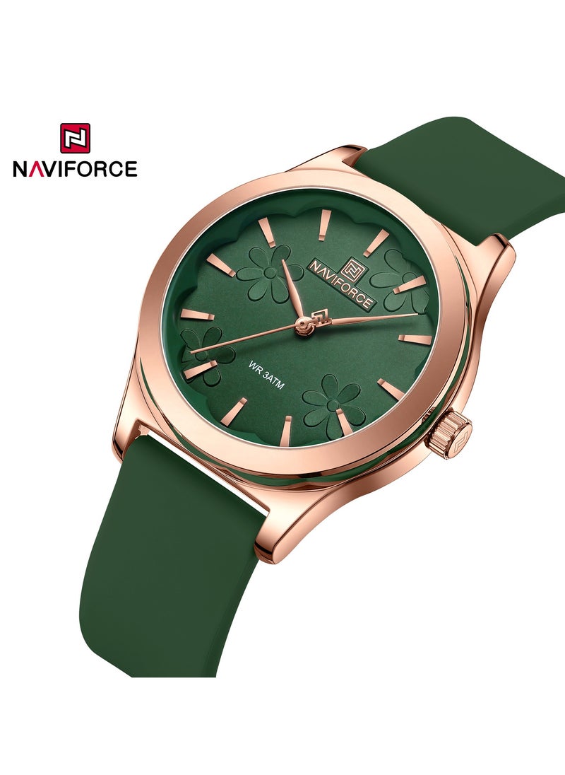 NAVIFORCE - Elegant Analog Watch with Stylish Dial Design Durable Strap Water Resistant Timepiece for Everyday and Formal Wear - Image 1