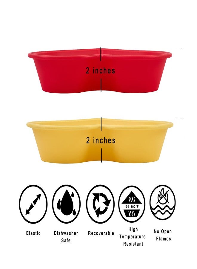 ETERSION Silicone Heart Shaped Cake Pans 10 Inch 2 Pack - Image 3
