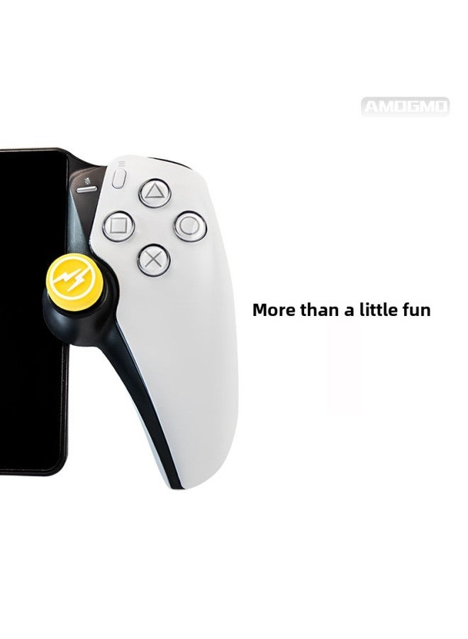 مناسبة لغطاء Playstation Portal Rocker Cap Pikachu سيليكون غير قابل للانزلاق غطاء حماية هزاز للألعاب - لون المنتج: أصفر وأبيض Pikachu - Image 4