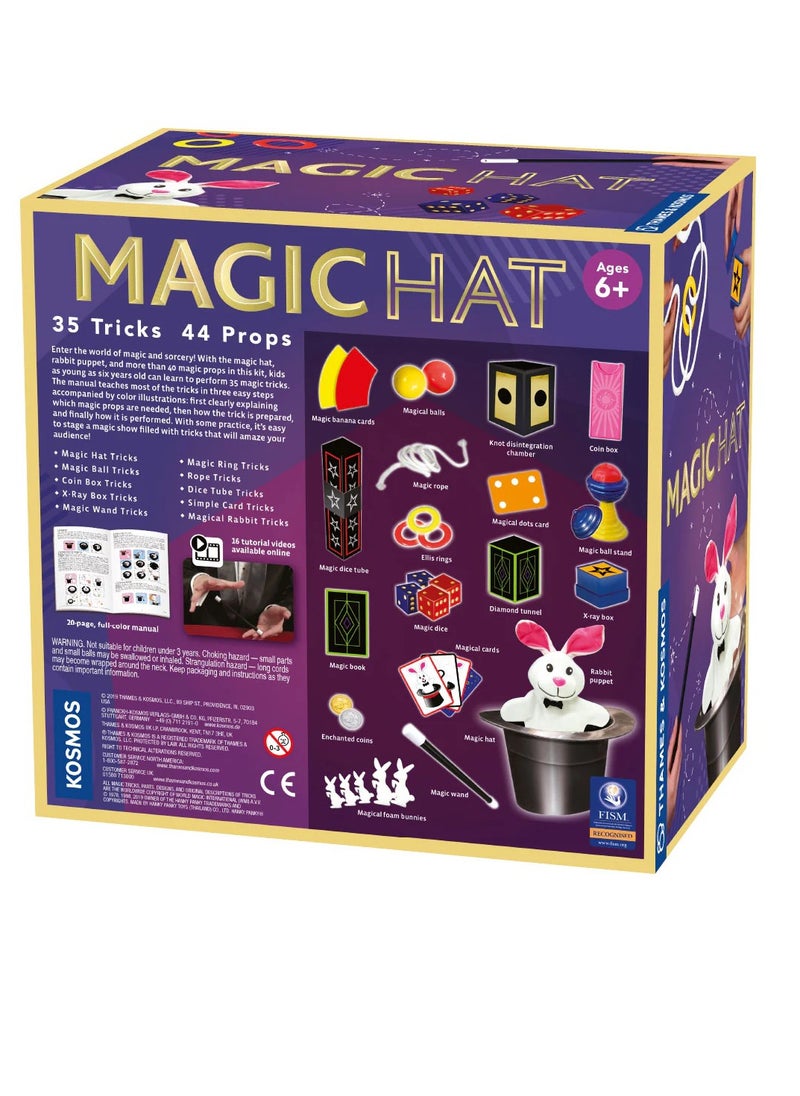 Thames & Kosmos Magic Hat - Interactive Magic Tricks Kit for Kids, Educational STEM Toy
