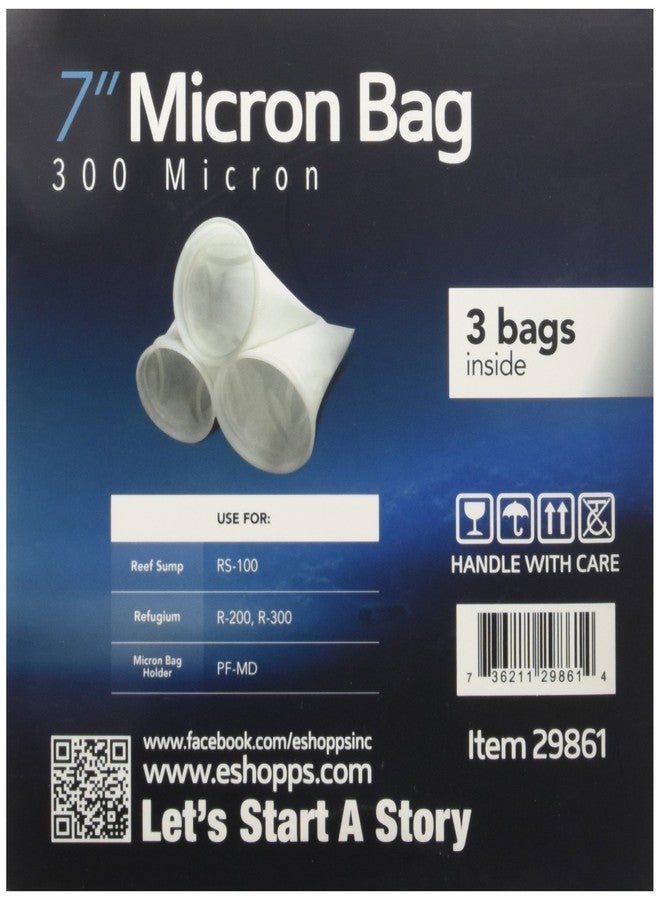ESHOPPS 7" Round Filter Socks | 3 Pack | 300 Micron - Image 4
