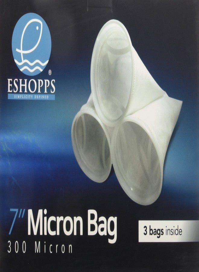 ESHOPPS 7" Round Filter Socks | 3 Pack | 300 Micron - Image 3