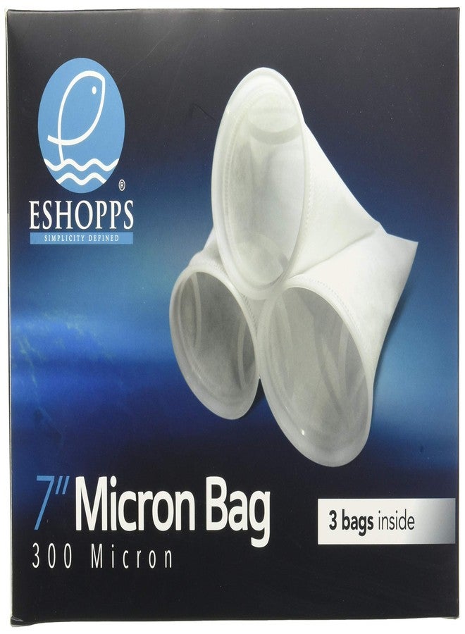 ESHOPPS 7" Round Filter Socks | 3 Pack | 300 Micron - Image 1