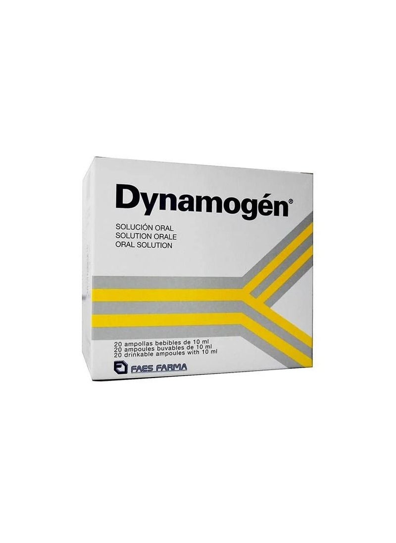 FAES FARMA - Dynamogen Oral Solution 10ml Ampoules 20's - Image 1