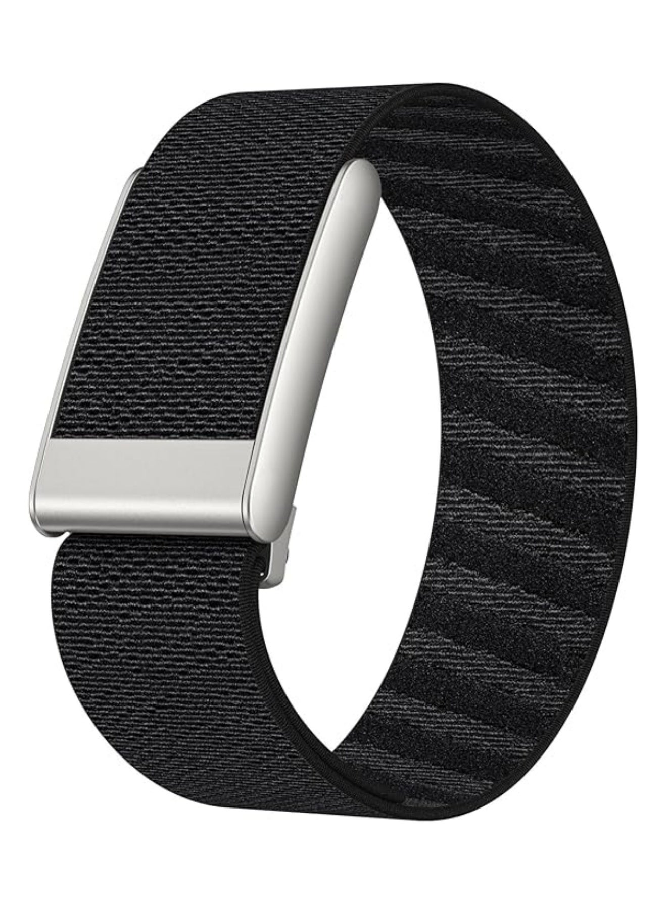 Aookay Stretchy Nylon Replacement Band Compatible For Whoop 5.0 Wearable Fitness Tracker Accessories Men & Women Fashion Adjustable Wristband Breathable, Comfortable & Easy to Use Strap (Black)