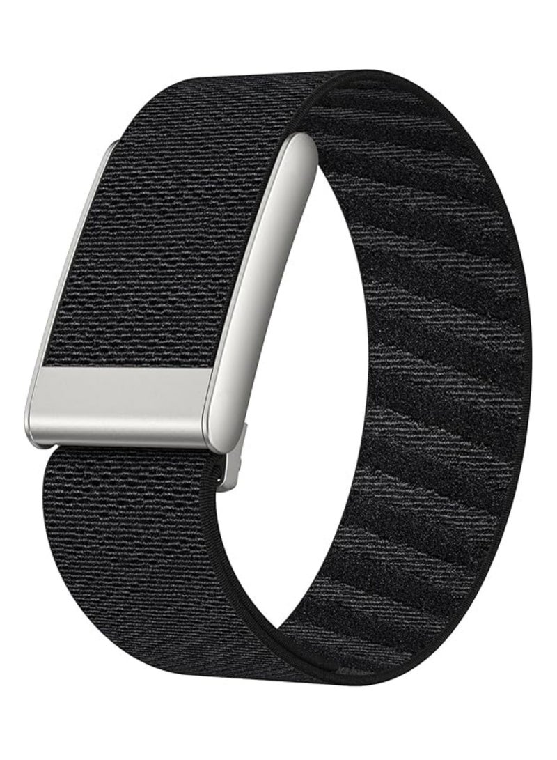 اووكاي سوار بديل من النايلون المرن متوافق مع جهاز تتبع اللياقة البدنية Whoop 5.0 القابل للارتداء، ملحقات للرجال والنساء، سوار معصم عصري قابل للتعديل، قابل للتنفس، مريح وسهل الاستخدام (أسود) - Image 1