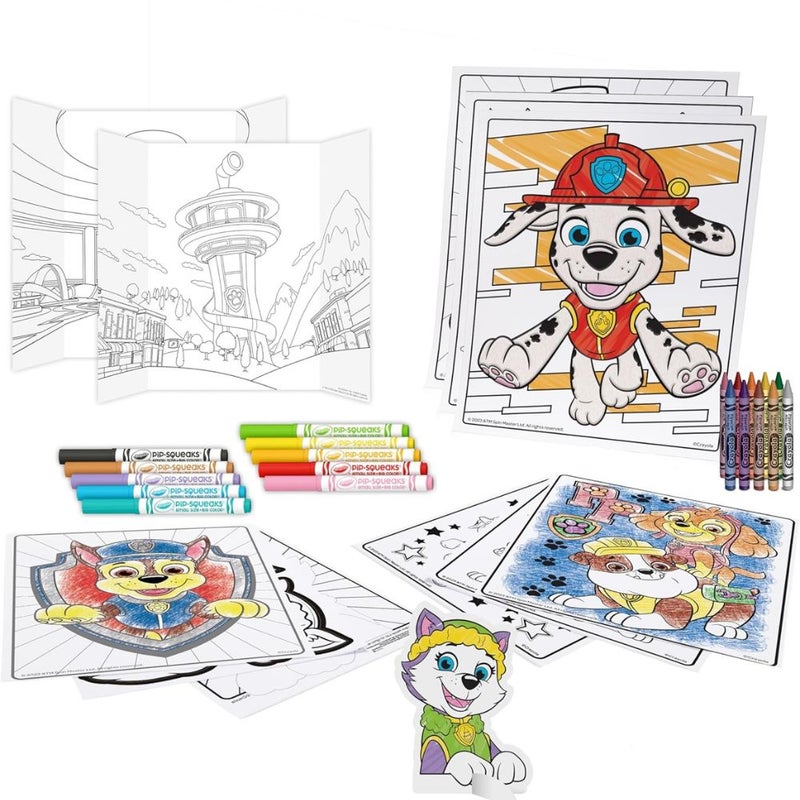 Crayola - Paw Patrol 5 in 1 Activity Creative Set with Colouring Pages | Ideal Gift for Boys and Girls, from 4 for birthdays, holidays, and all occasions | Suitable from 4 years - Image 4