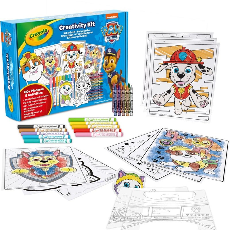 Crayola - Paw Patrol 5 in 1 Activity Creative Set with Colouring Pages | Ideal Gift for Boys and Girls, from 4 for birthdays, holidays, and all occasions | Suitable from 4 years - Image 3