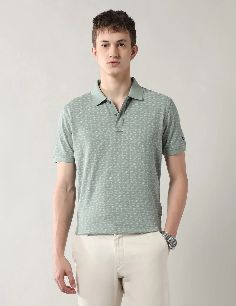 Spring Sorbet All Over Printed Polo Shirt