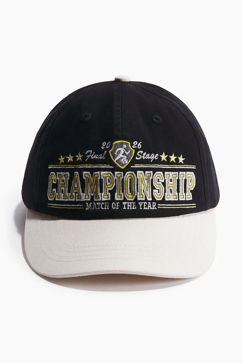 Cotton twill cap